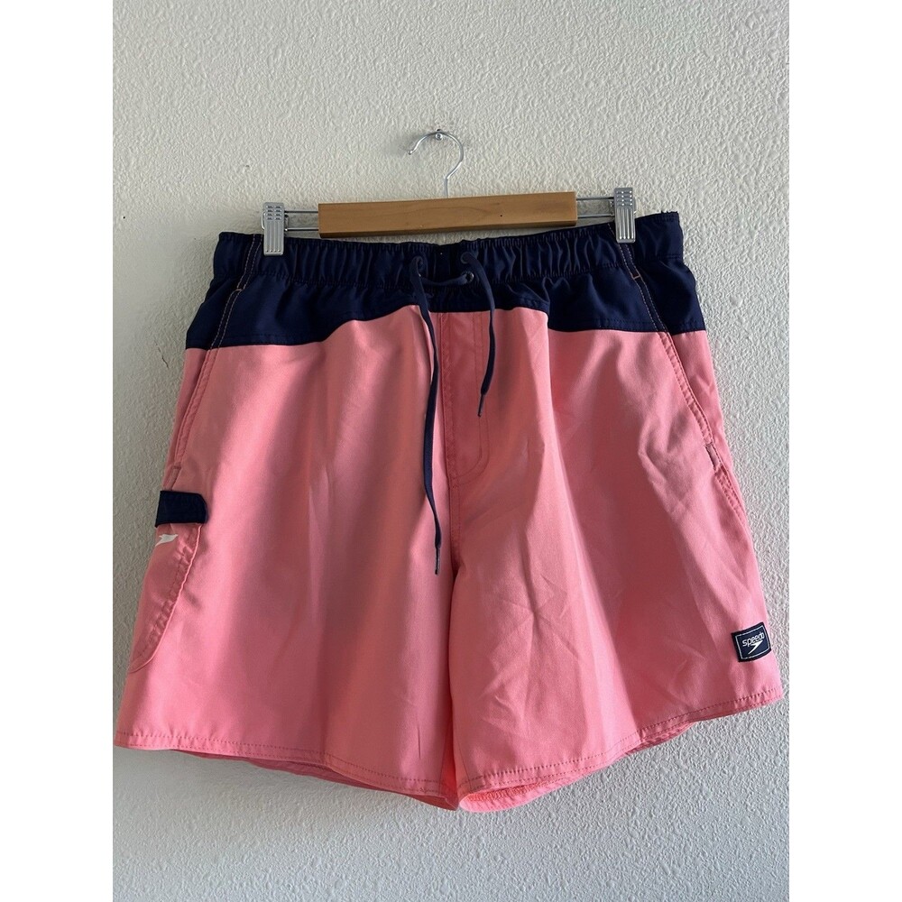 Speedo Marina 4 Way Comfort Stretch Flex Mens L Swim Trunks Athleisure Beach